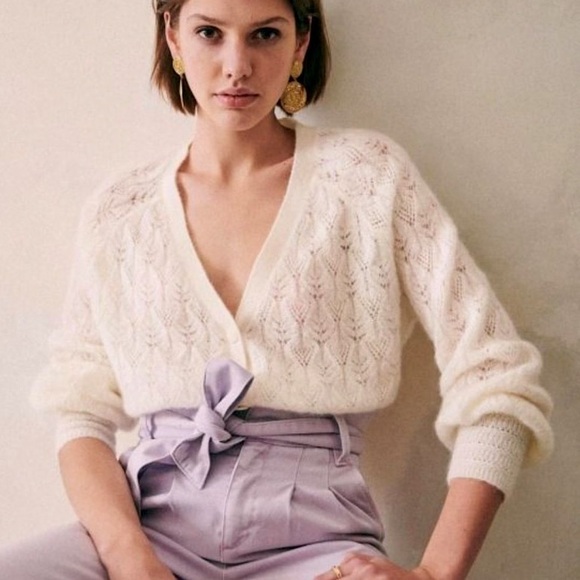 Sezane Marlow Jumper Ecru - Picture 2 of 16